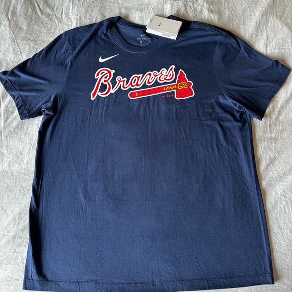 NIKE Men’s XL Atlanta Braves t-shirt - Ronald Acuña Jr. - Picture 1 of 5